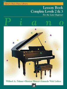 Palmer, Manus et Lethco - Alfred's Basic Piano Library Lesson Book - Niveaux 2&3 Complets
