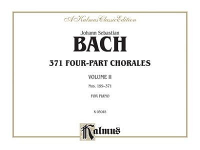 Bach, Johann Sebastian - 371 Four-Part Chorales, vol. II