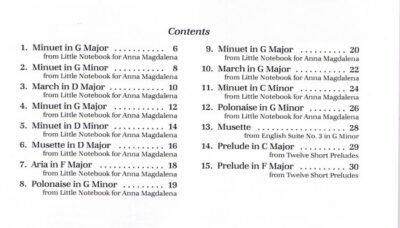 Bach, Johann Sebastian - First Bach Album (Bastien)