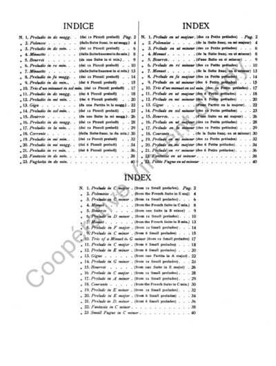 Bach, Johann Sebastian - Twenty-three Easy Pieces