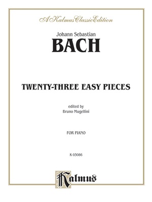Bach, Johann Sebastian - Twenty-three Easy Pieces