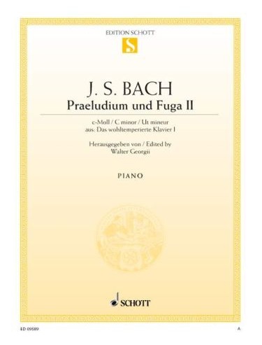 Bach - WTC I n.2 Bach, Johann Sebastian - Pélude et fugue II, do mineur