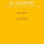 Schubert - Impromptus, moments musicaux Baerenreiter Schubert, Franz - Impromptus, op. 90, 142