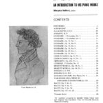 Schubert, Franz - An Introduction to His Piano Works