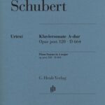 Schubert, Franz - Piano Sonata in A major, op. posth. 120 D664