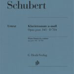 Schubert, Franz - Piano Sonata in a minor, op. posth. 143 D784