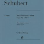 Schubert, Franz - Sonate pour piano en la mineur, op. 42 D845