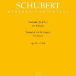 Schubert, Franz - Piano Sonata in G major, op. 78, D894