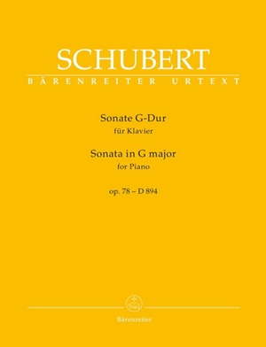 Schubert, Franz - Piano Sonata in G major, op. 78, D894