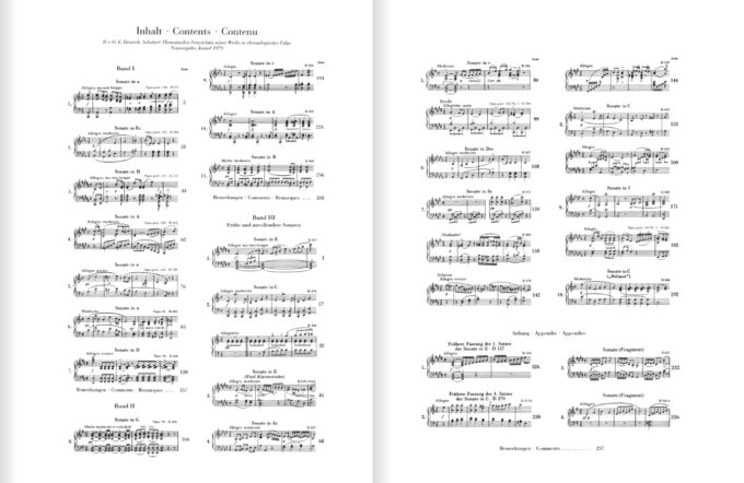 Schubert, Franz - Sonates pour piano, vol. III