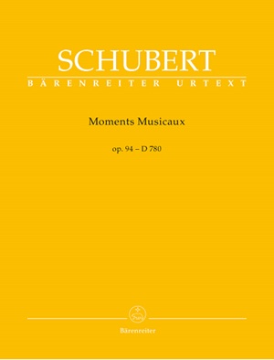 Schubert - moments musicaux Baerenreiter Schubert, Franz - Moments musicaux, op. 94
