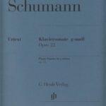 Schumann, Robert - Piano Sonata in g minor, op. 22
