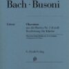 Bach, Johann Sebastian; Busoni, Ferruccio - Chaconne de la Partita n.2 en ré mineur : Arrangement pour piano