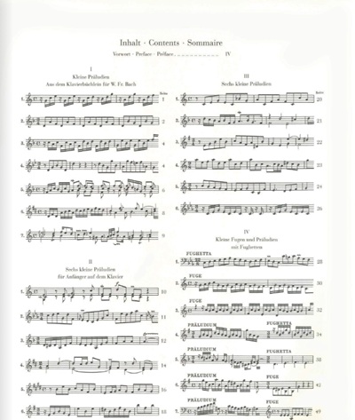 Bach, Johann Sebastian - Little Preludes and Fughettas