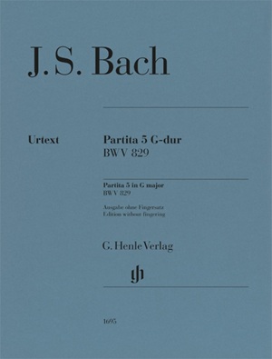 Bach, Johann Sebastian - Partita 5, BWV 829
