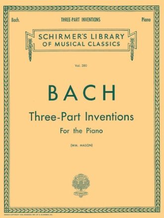 Bach, Johann Sebastian - Three-Part Inventions