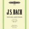 Bach - Toccata et fugue ré mineur peters Bach, Johann Sebastian - Toccata and Fugue in D minor, BWV 565 (arr. piano)