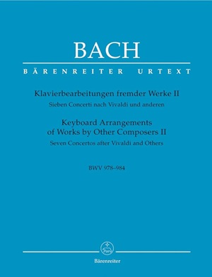 Bach, Johann Sebastian - Keyboard Arrangements of Works by Other Composers II