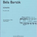 Bartók, Béla - Sonata for piano solo
