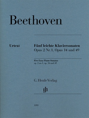 Van Beethoven, Ludwig - Cinq sonates faciles pour piano