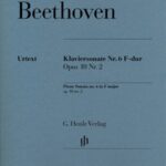 Van Beethoven, Ludwig - Sonate no. 6 en fa majeur, op. 10 no. 2