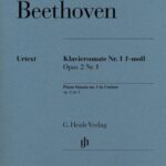 Van Beethoven, Ludwig - Sonate no. 1 en fa mineur, op. 2 no. 1