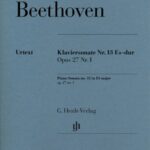 Van Beethoven, Ludwig - Sonate pour piano n. 13 en mi♭ majeur, op. 27 n. 1