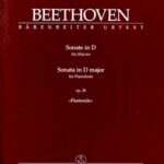 Van Beethoven, Ludwig - Grande Sonate in D major for piano, op. 28 « Pastorale »