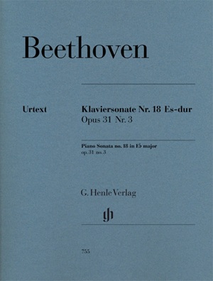 Van Beethoven, Ludwig - Sonate pour piano n. 18 en mi♭ majeur, op. 31 n. 3