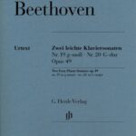Van Beethoven, Ludwig - Deux Sonates faciles pour piano, no 19 et 20, op. 49