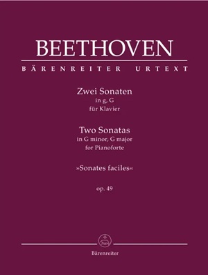 Van Beethoven, Ludwig - Two Sonatas in E major, G major for Pianoforte