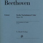 Van Beethoven, Ludwig - 6 Variations, op. 34