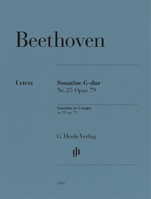 Van Beethoven, Ludwig - Sonatine n. 25 en sol majeur, op. 79