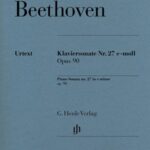 Van Beethoven, Ludwig - Sonate n. 27 en mi mineur, op. 90