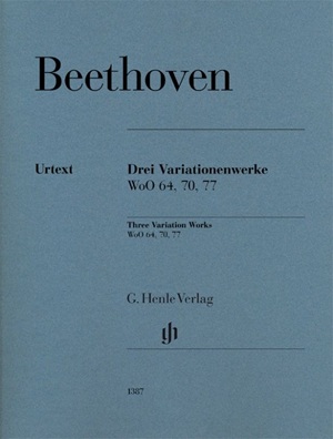 Van Beethoven, Ludwig - Trois oeuvres de variations, WoO 64, 70, 77