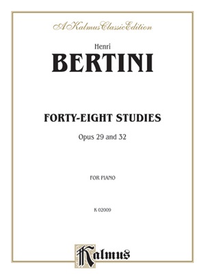 Bertini, Henri - Forty-Eight Studies, op. 29 and 32