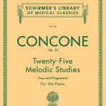 Concone, Joseph - Twenty-Five Melodic Studies, op. 24