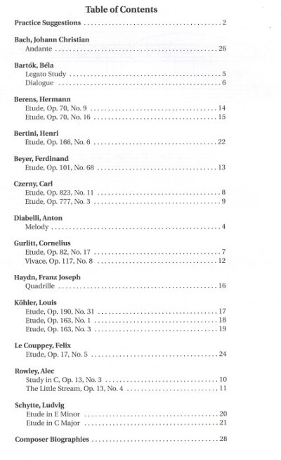 Expressive Etudes, Book 1