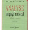 Analayse 1 Girard, Anthony - Analayse du langage musical 1 : de Corelli à Debussy