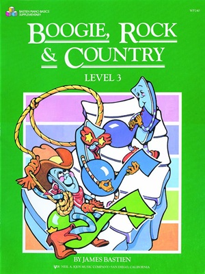 Bastien, James - Boogie, Rock & Country, level 3
