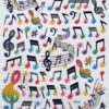 Autocollants symboles musicaux variés