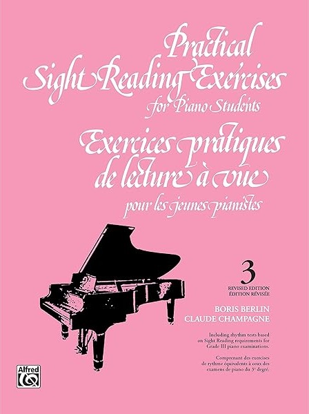 berlin_sreading_3 Champagne, Claude ; Berlin, Boris - Exercices pratiques de lecture à vue pour les jeunes pianistes, 3