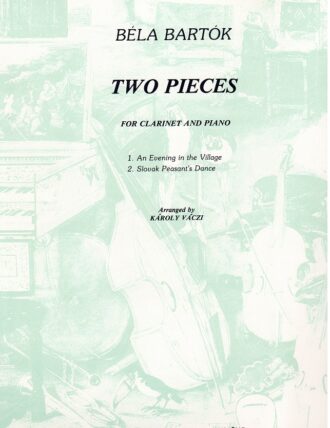 Bartók, Béla - Two Pieces for Clarinet and Piano