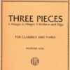 Haendel, Georg Friedrich - Three Pieces for Clarinet and Piano
