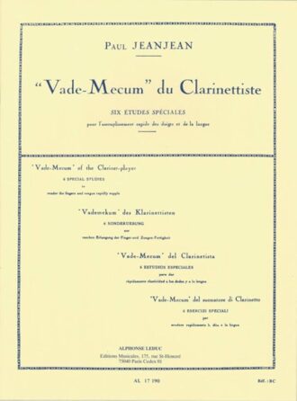 Jeanjean, Paul - Vade-Mecum du Clarinettiste