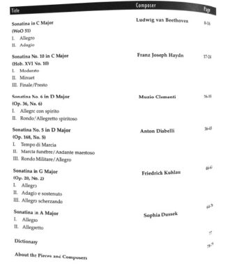 Succeeding with the Masters | Festival Collection - Sonatinas, Book 6 : Early Advanced