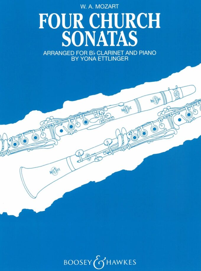 Mozart, Wolfgand Amadeus - Four Church Sonatas, arranged for B♭ clarinet and piano